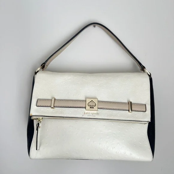 Kate Spade White and Black Women's Bag - Picture 10 of 12